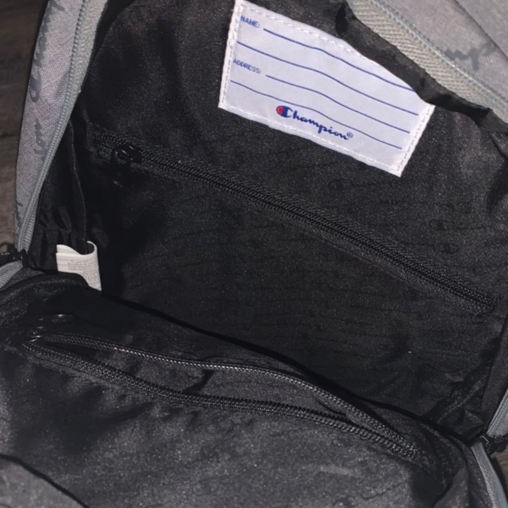 Grey champion backpack
